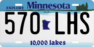 MN license plate 570LHS