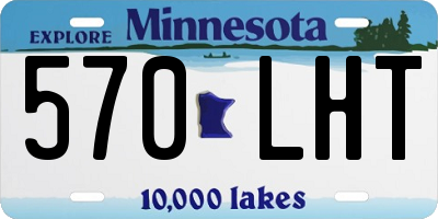 MN license plate 570LHT