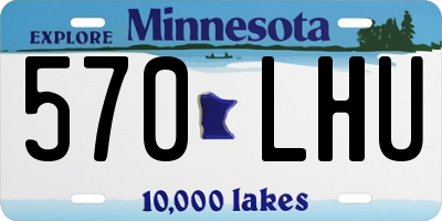 MN license plate 570LHU