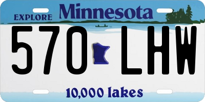 MN license plate 570LHW