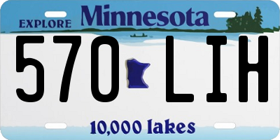 MN license plate 570LIH