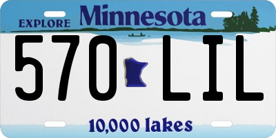 MN license plate 570LIL