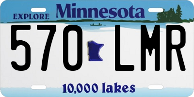 MN license plate 570LMR