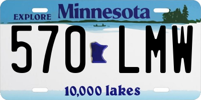 MN license plate 570LMW