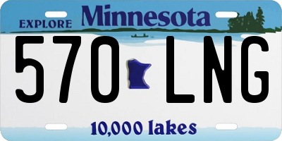 MN license plate 570LNG