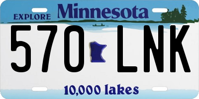 MN license plate 570LNK