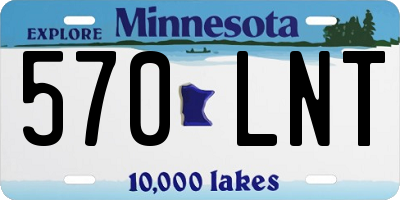 MN license plate 570LNT