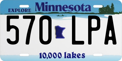 MN license plate 570LPA