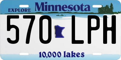 MN license plate 570LPH
