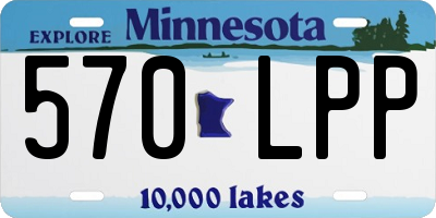 MN license plate 570LPP