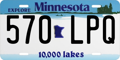 MN license plate 570LPQ