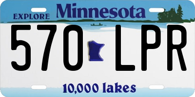 MN license plate 570LPR