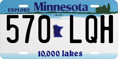 MN license plate 570LQH