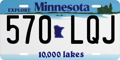 MN license plate 570LQJ