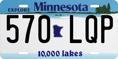 MN license plate 570LQP