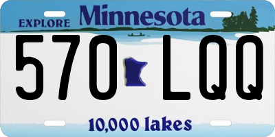 MN license plate 570LQQ