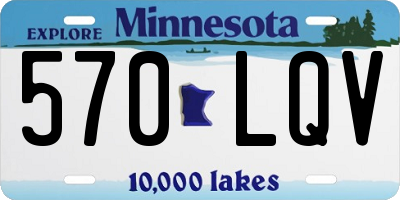 MN license plate 570LQV
