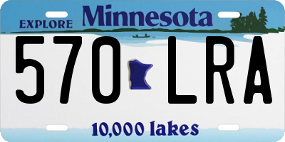 MN license plate 570LRA
