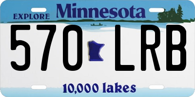 MN license plate 570LRB