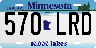 MN license plate 570LRD