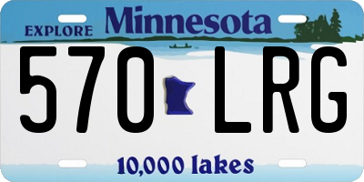 MN license plate 570LRG