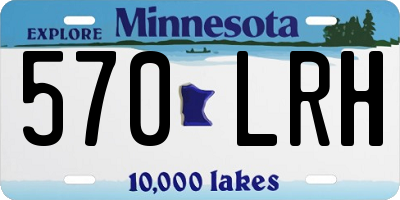 MN license plate 570LRH