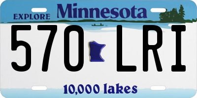 MN license plate 570LRI