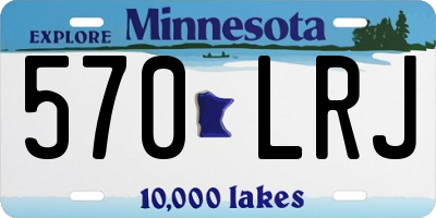 MN license plate 570LRJ
