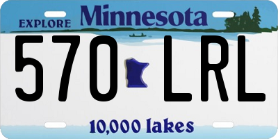 MN license plate 570LRL