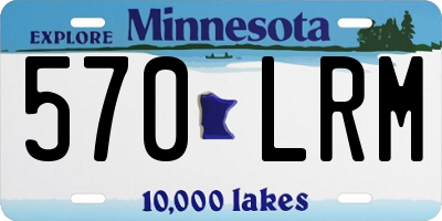 MN license plate 570LRM