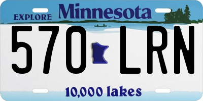 MN license plate 570LRN