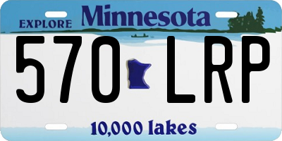 MN license plate 570LRP