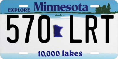 MN license plate 570LRT
