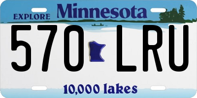 MN license plate 570LRU