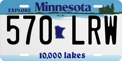 MN license plate 570LRW