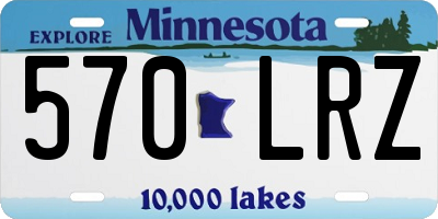 MN license plate 570LRZ