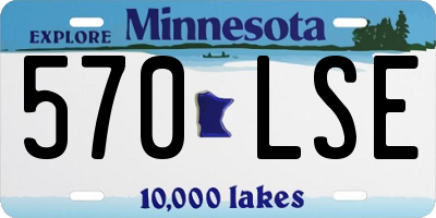 MN license plate 570LSE