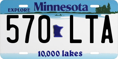 MN license plate 570LTA