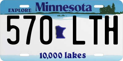 MN license plate 570LTH