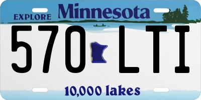 MN license plate 570LTI