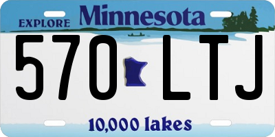 MN license plate 570LTJ