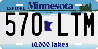 MN license plate 570LTM