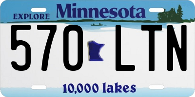 MN license plate 570LTN
