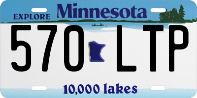 MN license plate 570LTP