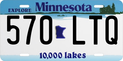 MN license plate 570LTQ