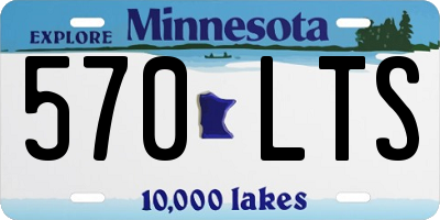 MN license plate 570LTS