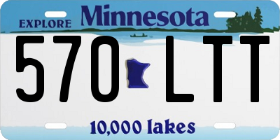 MN license plate 570LTT