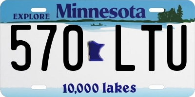 MN license plate 570LTU