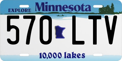 MN license plate 570LTV