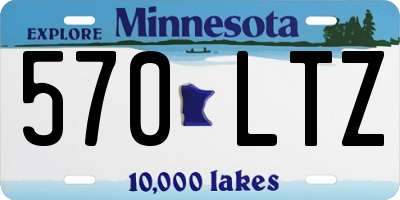 MN license plate 570LTZ